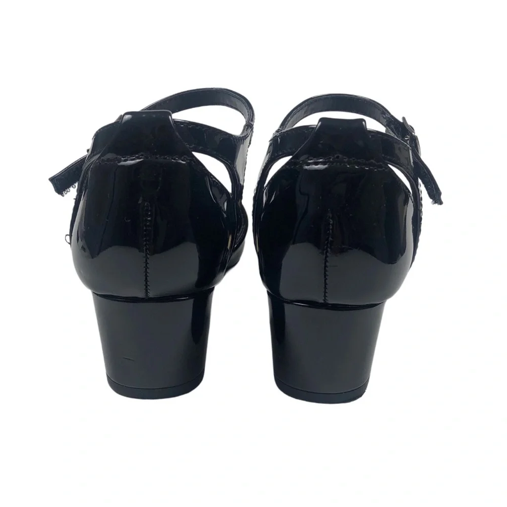 Soda Girls Black Patent Leather Dressy Shoes Sz 1.5